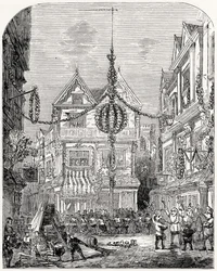 Rejoicings on the Restoration of Charles II, May 1660